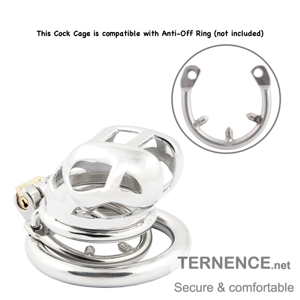 Large Short Male Chastity Device Stainless Steel Cock Cage Sex Toys for Men
