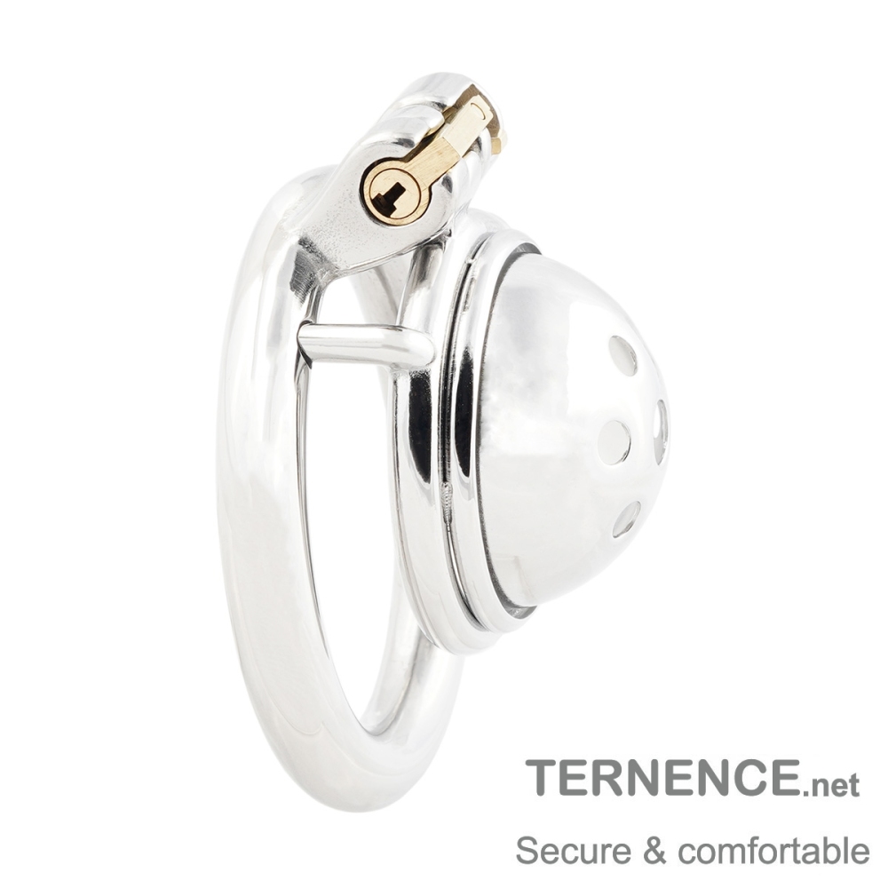 Male Short Chastity Device Stainless Steel Men's Virginity Lock SM Penis Exercise Sex Toys