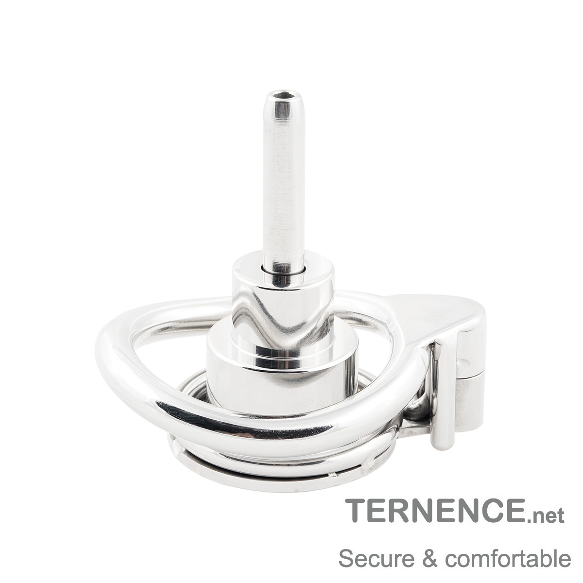 Men's Chastity cage Negative Flat Extreme Small Stainless Steel Contrary casity cage with Stainless Steel Catheter