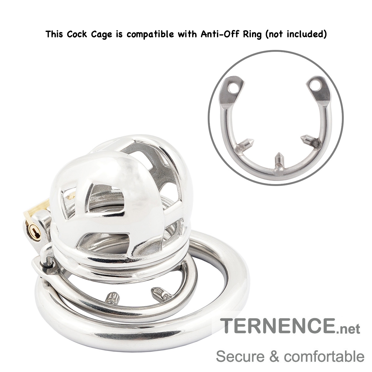 Short Male Chastity Cage for Men Stainless Steel Chasity Locked for Adult Game Sex Toy