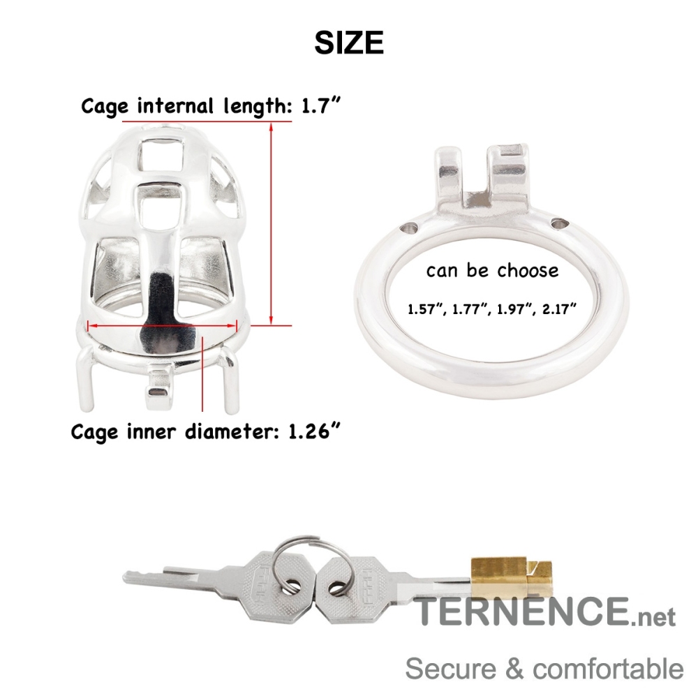 Chastity Cage Long Stainless Steel chastities Device Easy to Wear Male SM Penis Exercise Sex Toys