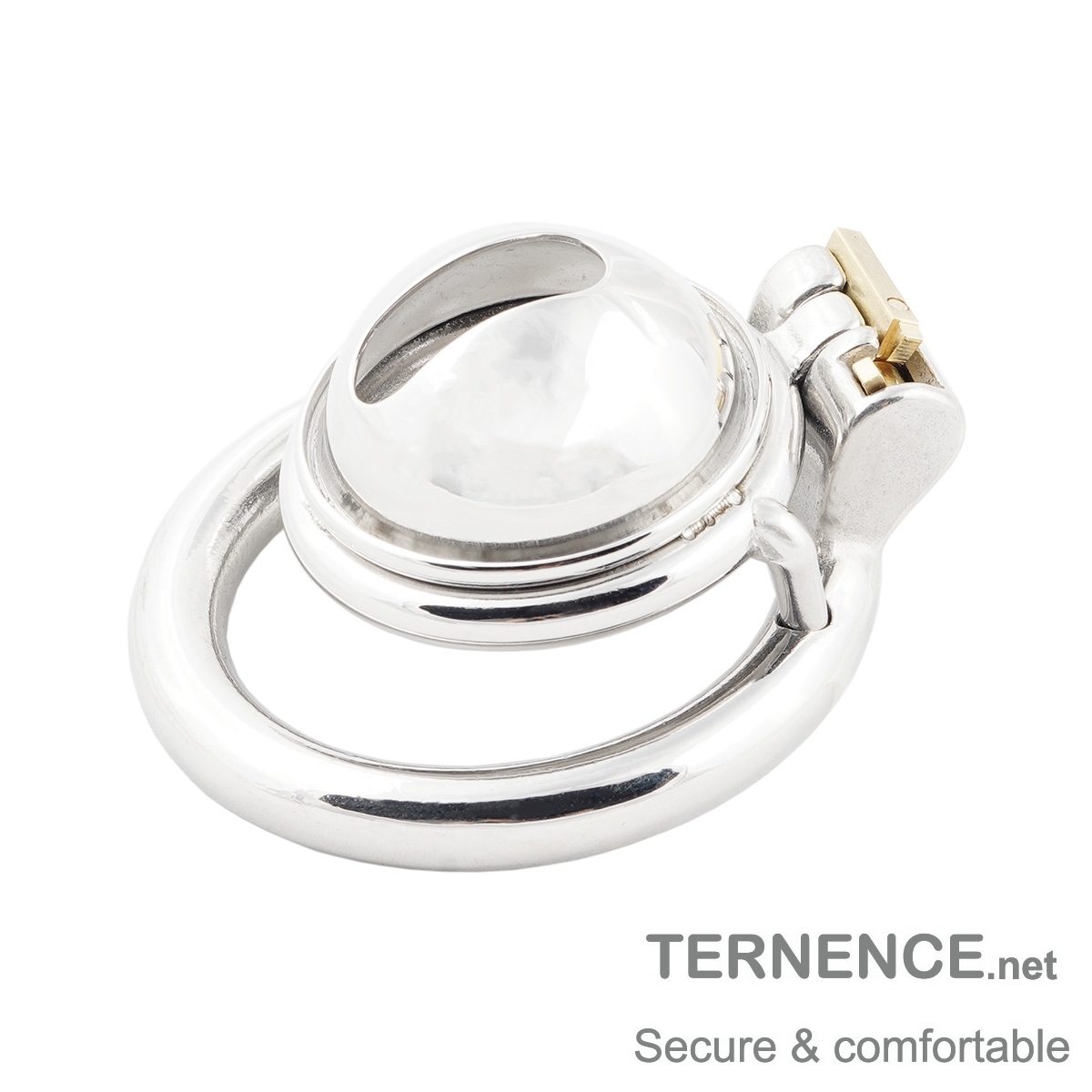 Chastity Device Short Stainless Steel Cock Cage Easy to Wear Male Game Sex Toy