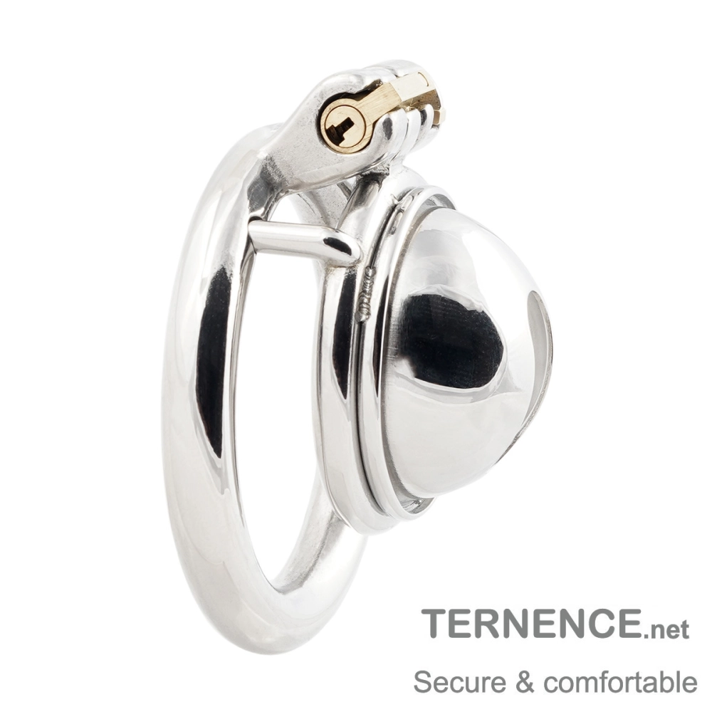 Chastity Device Short Stainless Steel Cock Cage Easy to Wear Male Game Sex  Toy