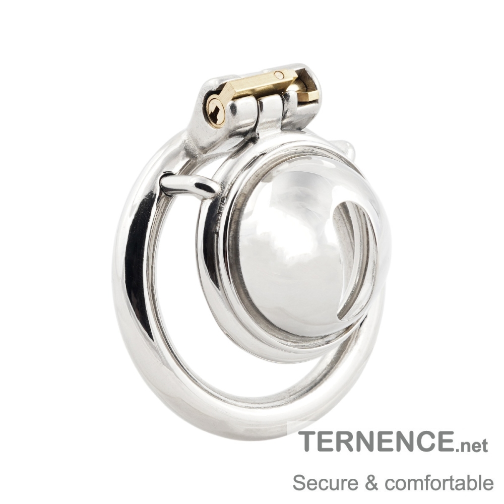 Chastity Device Short Stainless Steel Cock Cage Easy to Wear Male Game Sex Toy