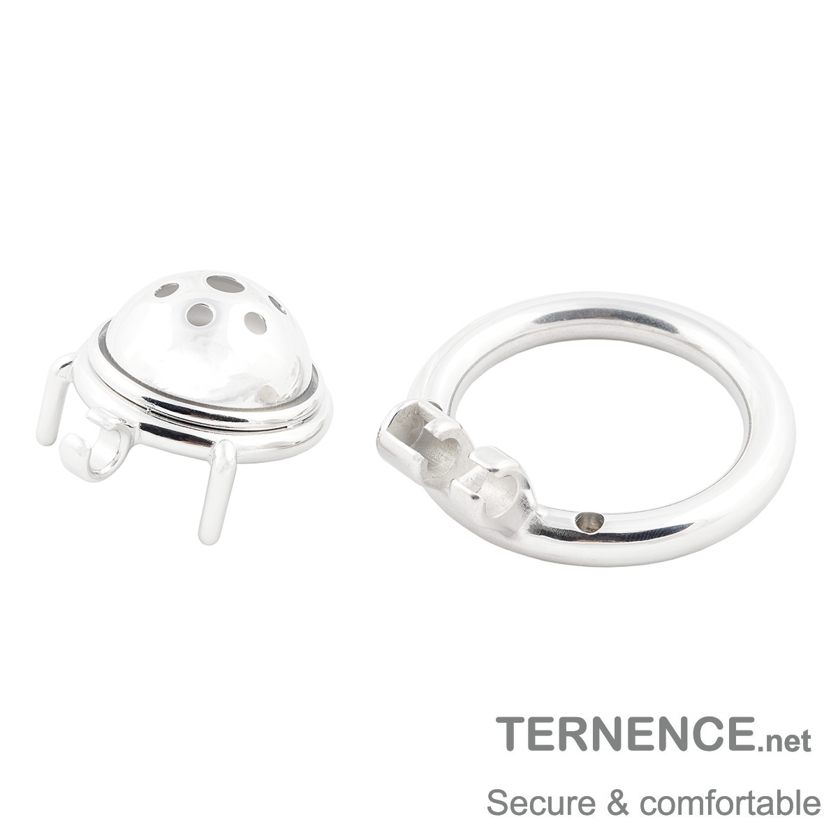 Male Short Chastity Device Stainless Steel Men's Virginity Lock SM Penis Exercise Sex Toys