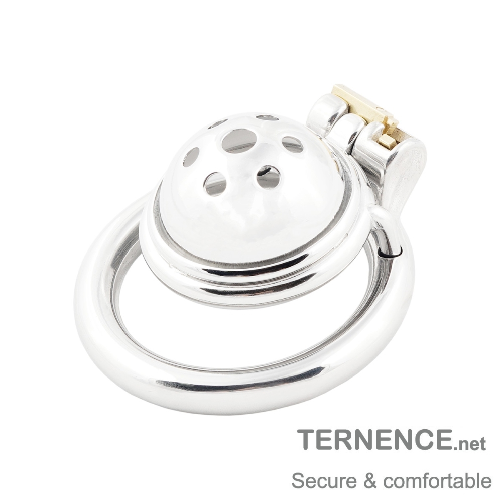 Male Short Chastity Device Stainless Steel Men's Virginity Lock SM Penis Exercise Sex Toys