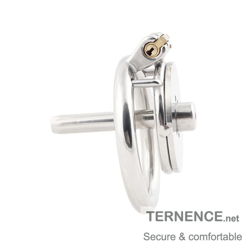 Male Super Short Chastity Device Cage Men's Penis Lock with Stainless Steel Catheter