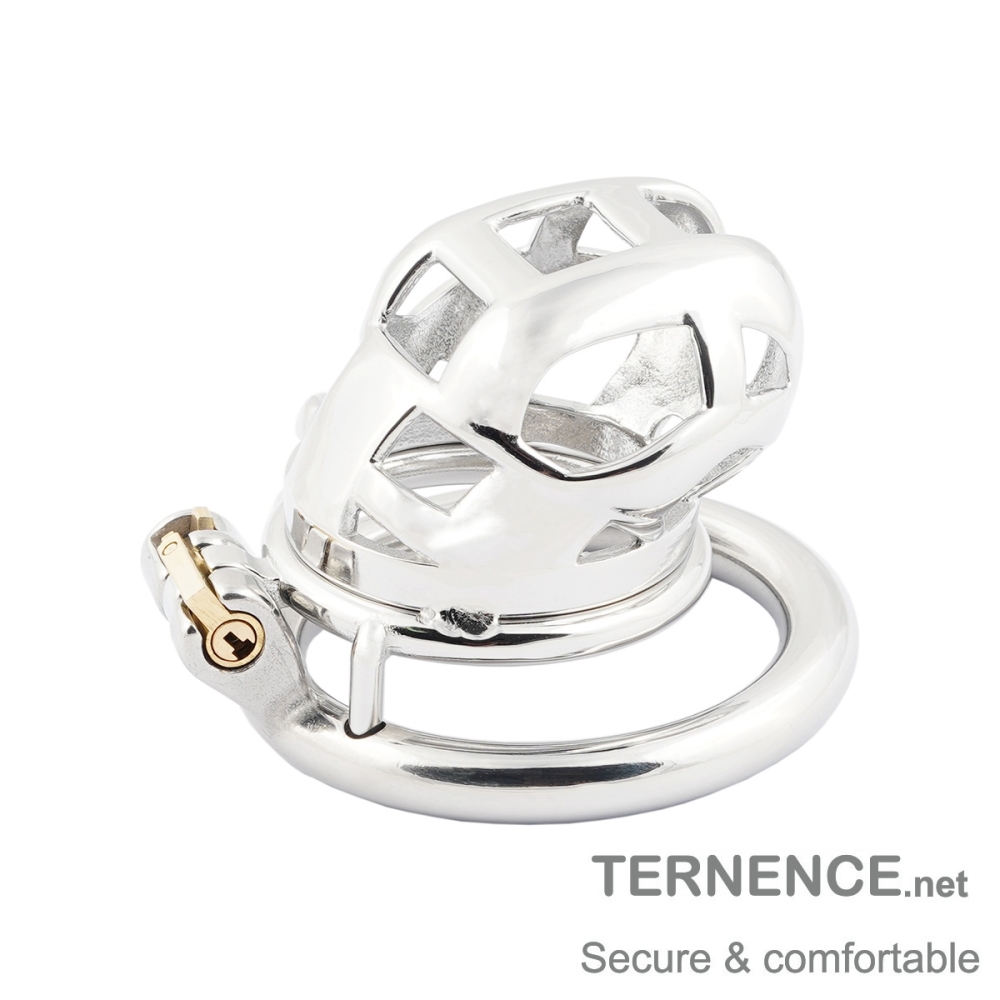 Large Short Male Chastity Device Stainless Steel Cock Cage Sex Toys for Men