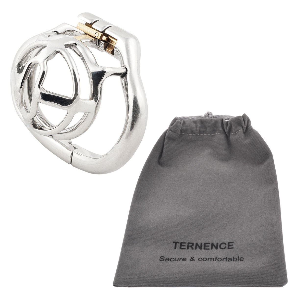 TERNENCE Small Size Male Chastity Cage Ergonomic Design Hinged Ring Cock Cage Penis Lock Adult Game Sex Toys