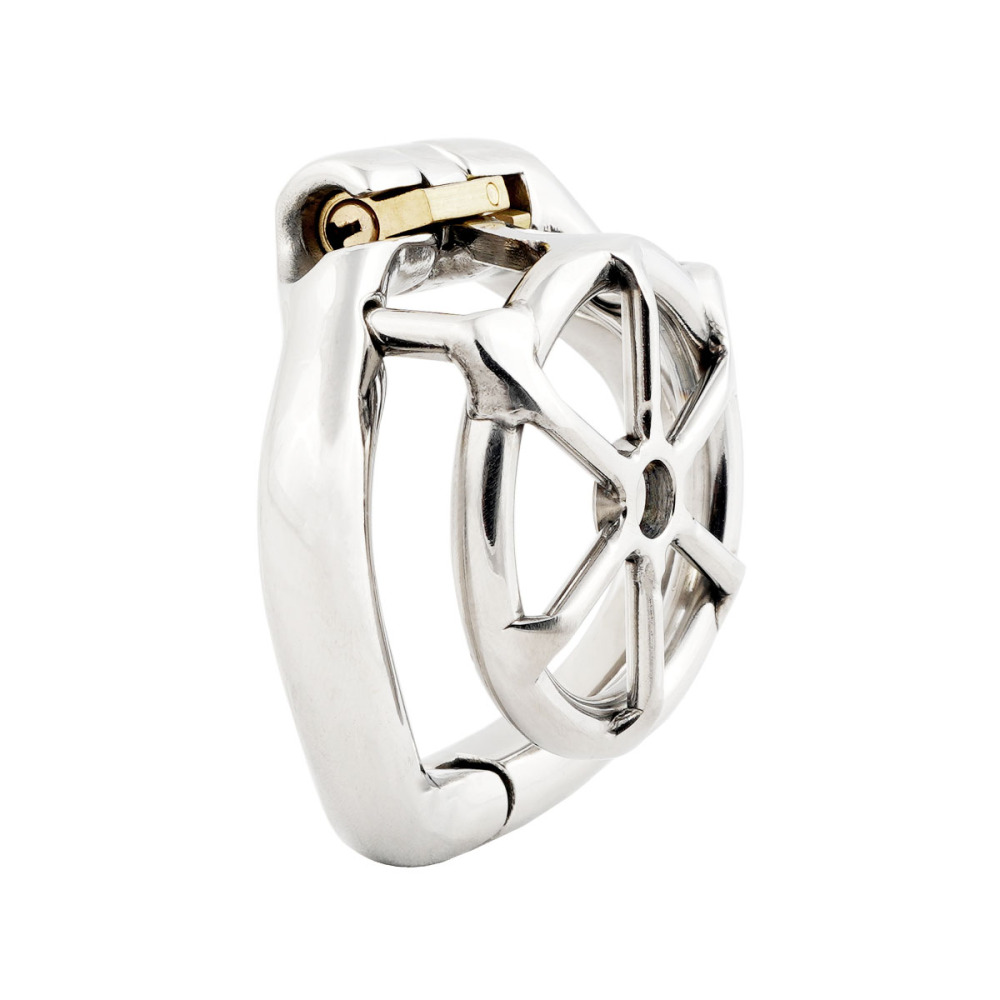 TERNENCE Male Flat Cage Super Short Chastity Device Stealth Lock Chastity Belt for Men SM Penis Exercise Sex Toys