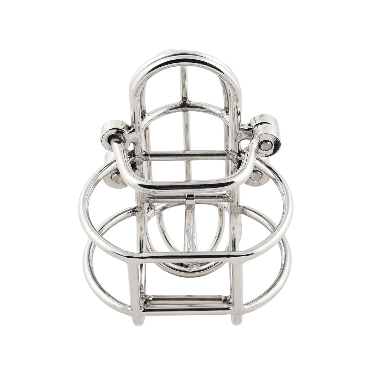 TERNENCE Large Detachable Male Chastity Device Steel Stainless Cock Cage with PA Puncture SM Penis Exercise Sex Toys
