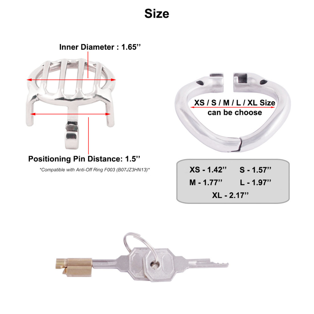 TERNENCE Male Flat Chastity Cock Cage Super Short Stealth Lock Chastity Belt for Men SM Penis Exercise Sex Toys