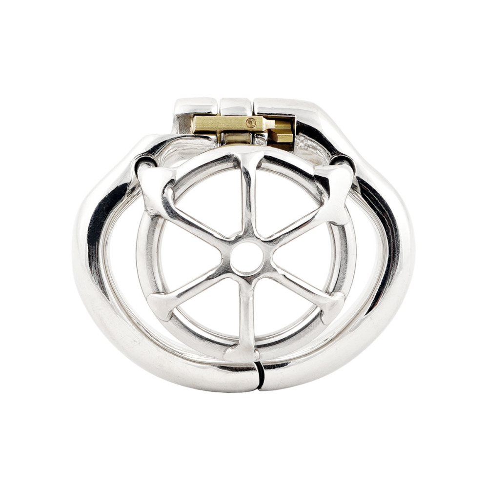 TERNENCE Male Flat Cage Super Short Chastity Device Stealth Lock Chastity Belt for Men SM Penis Exercise Sex Toys