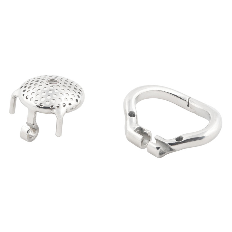 TERNENCE Super Small Cock Cage Male Flat Chastity Device Steel Stainless Virginity Lock Belt Adult Game Sex Toy