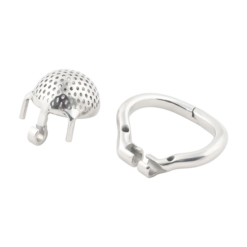 TERNENCE Super Small Male Cock Cage Chastity Belt 304 Steel Stainless Cage for Hinged Ring (only cages do not include rings and locks)