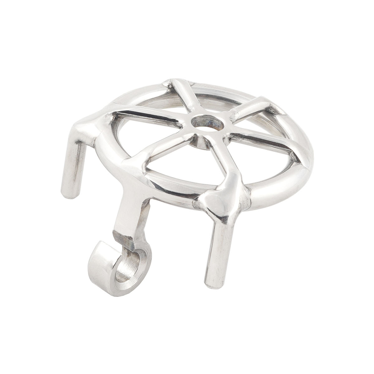 TERNENCE Male Flat Cage Super Short Chastity Device Stealth Lock Chastity Belt for Hinged Ring (only cages do not include rings and locks)
