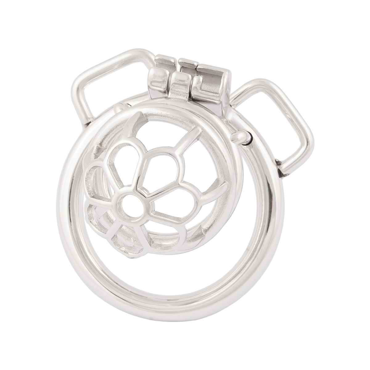 Chastity Device cage Closed Base Ring Attachable Belt Cock cage Base Ring for Men's Chasity cage Stainless Steel Virginity Lock