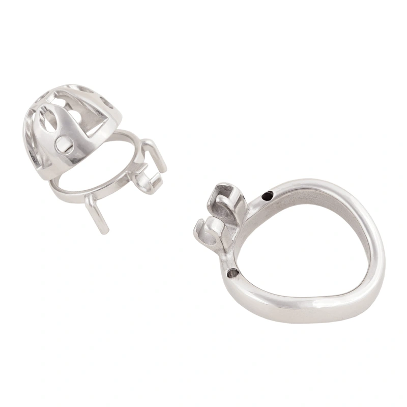 Male Cock Cage Adult Game Sex Toy Ergonomic Design Stainless Steel Stealth Lock (only cages do not include rings and locks)