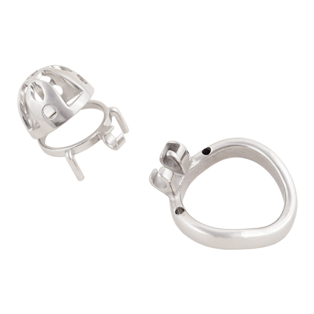 Male Cock Cage Adult Game Sex Toy Ergonomic Design Stainless Steel Stealth Lock (only cages do not include rings and locks)