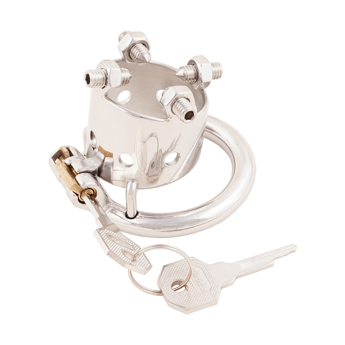 Male Spiked Chastity Device 304 Stainless Steel Cage Ergonomic Design for Men SM Penis Exercise Sex Toys (only cages do not include rings and locks)