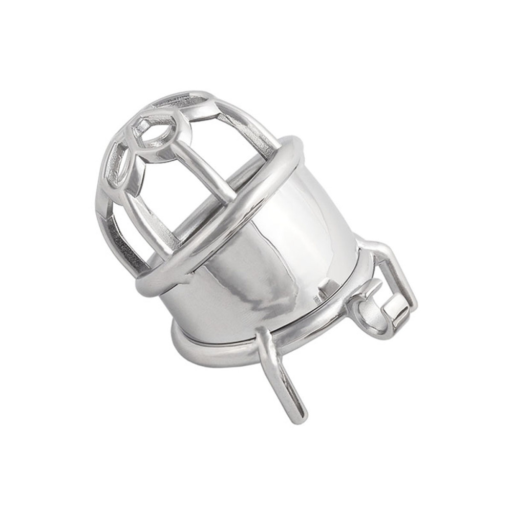 Men's Chastities Devices Stainless Steel Breathable Male Abstinence Chastity Lock Cock Cage (only cages do not include rings and locks)