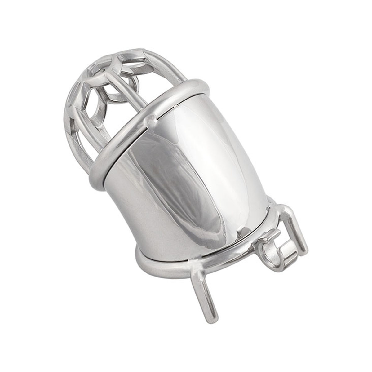 Chasity Cage for Men Metal Chastity Device Breathable Male Abstinence Chastity Lock Cock Cage Penis Cage Prevent Erection Toy (only cages do not include rings and locks)