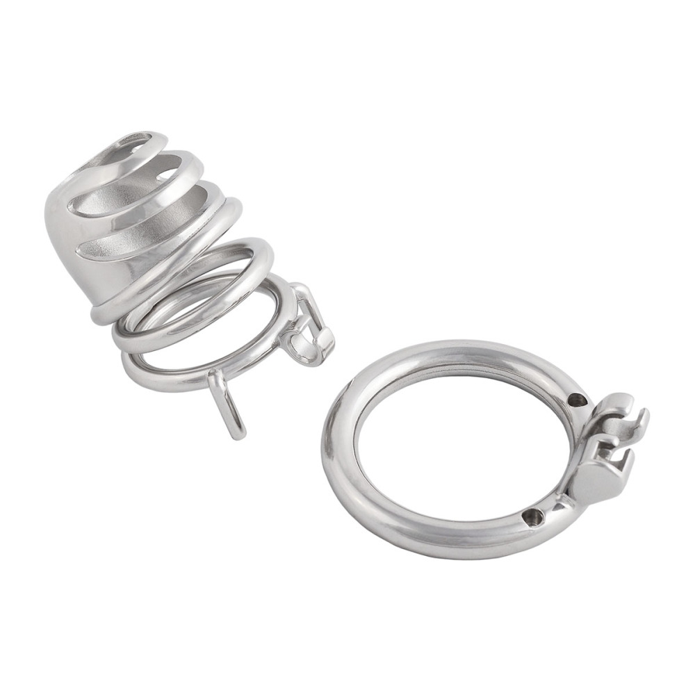 Male's Chastity Devices Cage Stainless Steel Trainer Kit for Men Chasity Cage (only cages do not include rings and locks)