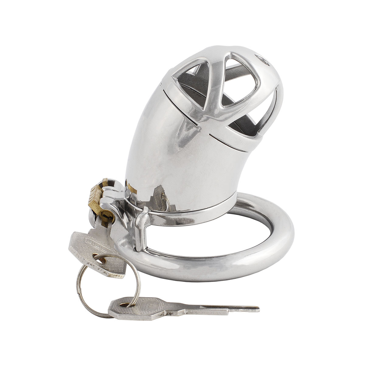 Men's Chastity Device Stainless Steel Male Chastities Cage Adult Game Sex Toy (only cages do not include rings and locks)