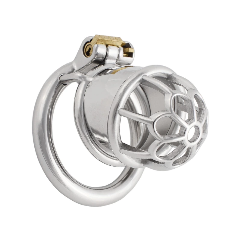 Men's Chastities Devices Stainless Steel Breathable Male Abstinence Chastity Lock Cock Cage (only cages do not include rings and locks)