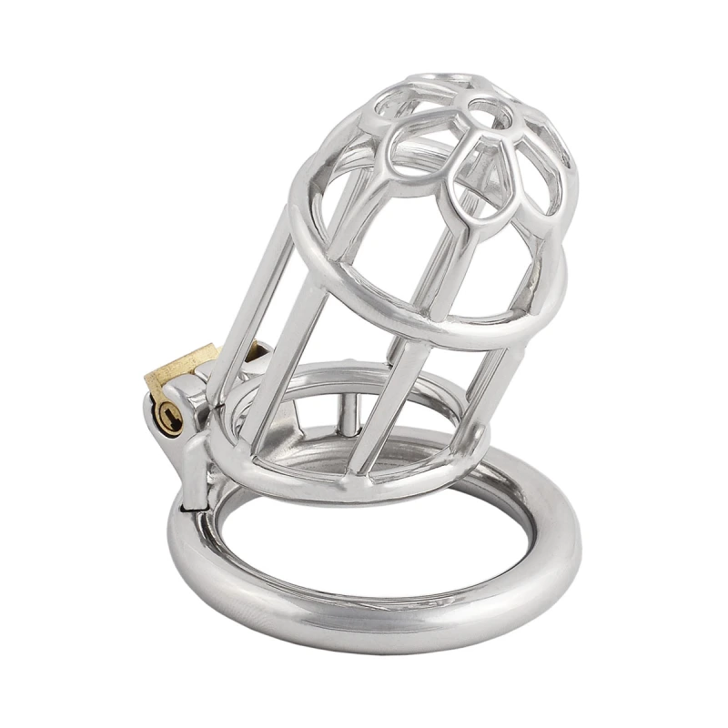Men's Stainless Steel Male Pennis Lock Cook Penis Ring Cage Male Chastity Device Penis Cage Prevent Erection Toy (only cages do not include rings and locks)