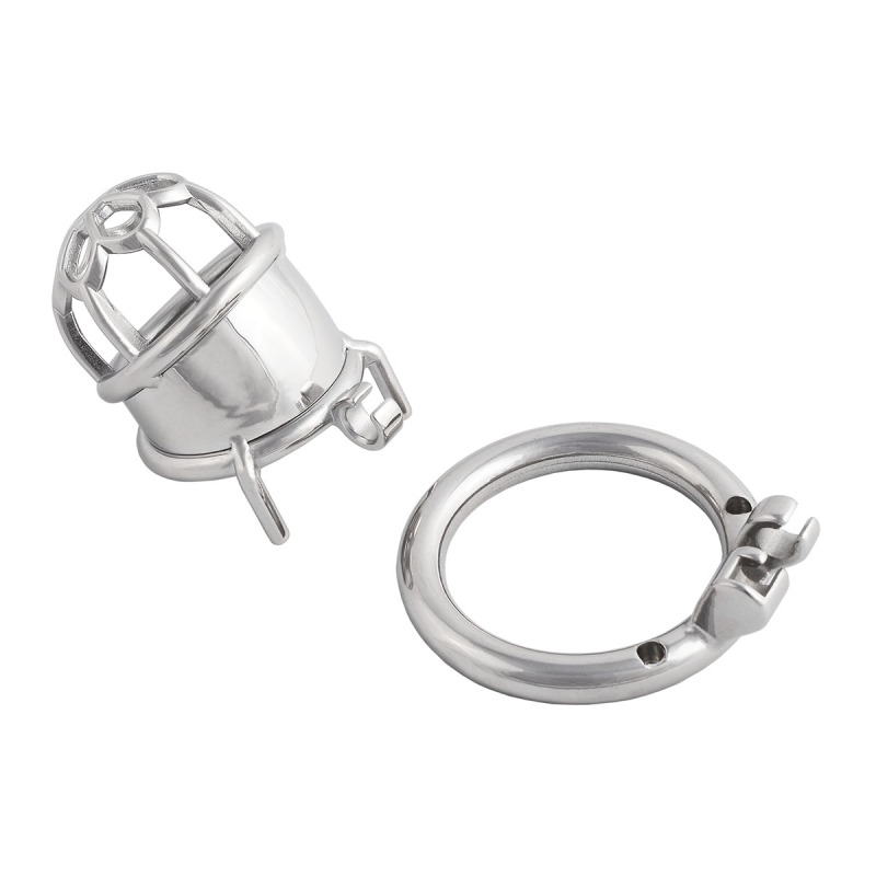 Men's Chastities Devices Stainless Steel Breathable Male Abstinence Chastity Lock Cock Cage (only cages do not include rings and locks)
