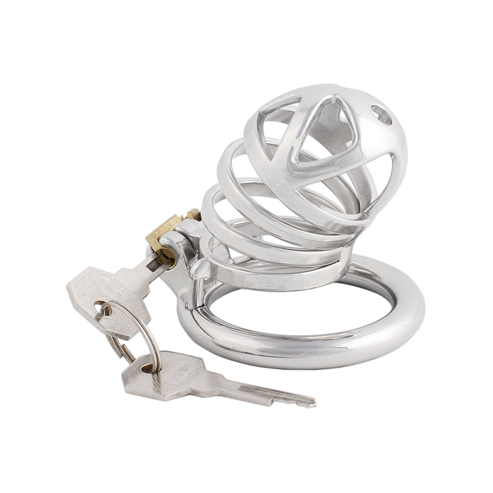 Stainless Steel Men's Chastity Device for The Best Men Companion (only cages do not include rings and locks)