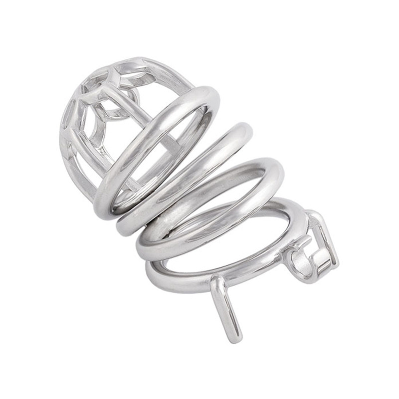 Men's Stainless Steel Male Pennis Lock Cook Penis Ring Cage Male Chastity Device for Men Penis (only cages do not include rings and locks)