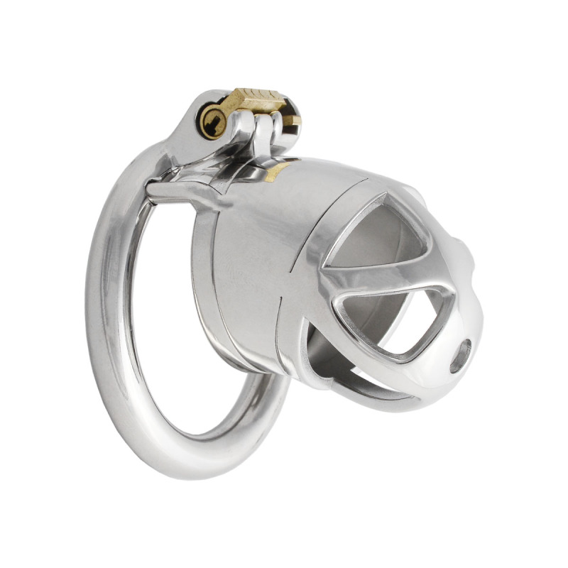Men's Stainless Steel Male Pennis Lock Cock Penis Ring Cage Male Chastity Cage for Men Clothing (only cages do not include rings and locks)