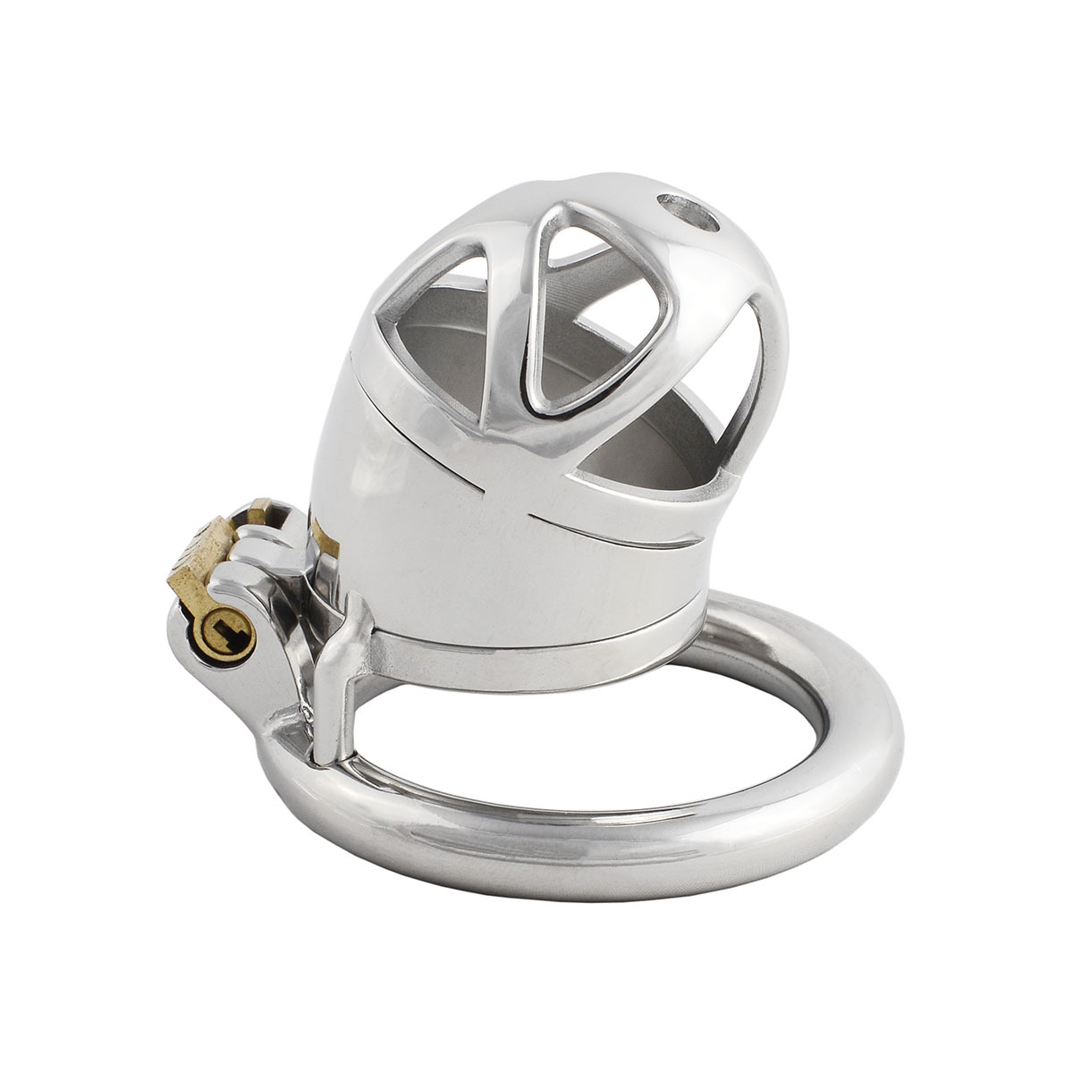 Men's Stainless Steel Male Pennis Lock Cock Penis Ring Cage Male Chastity Cage for Men Clothing (only cages do not include rings and locks)
