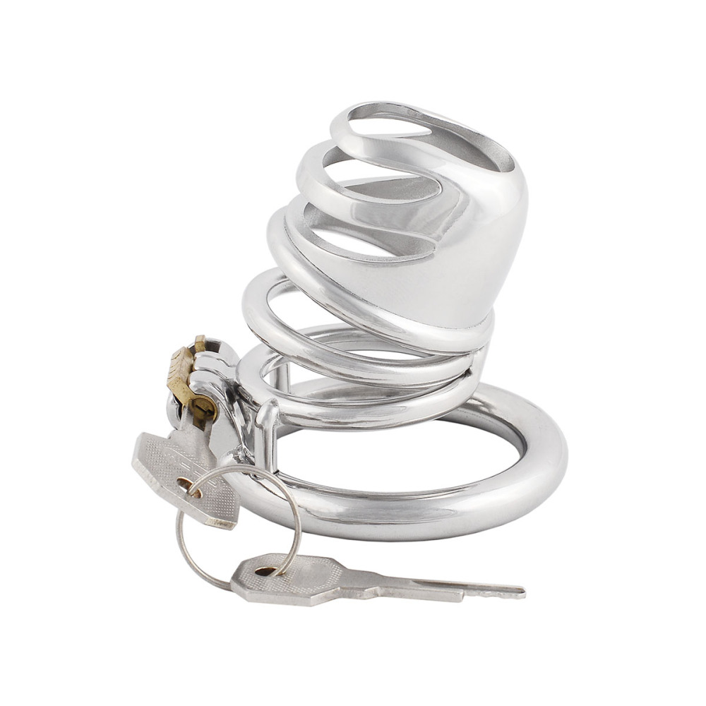 Male's Chastity Devices Cage Stainless Steel Trainer Kit for Men Chasity Cage (only cages do not include rings and locks)