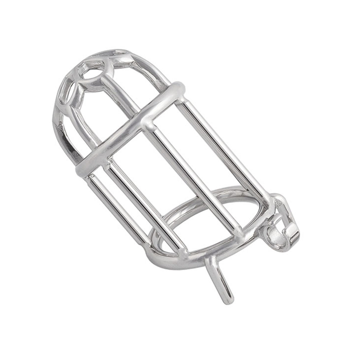 Men's Stainless Steel Male Pennis Lock Cook Penis Ring Cage Male Chastity Device Penis Cage Prevent Erection Toy (only cages do not include rings and locks)