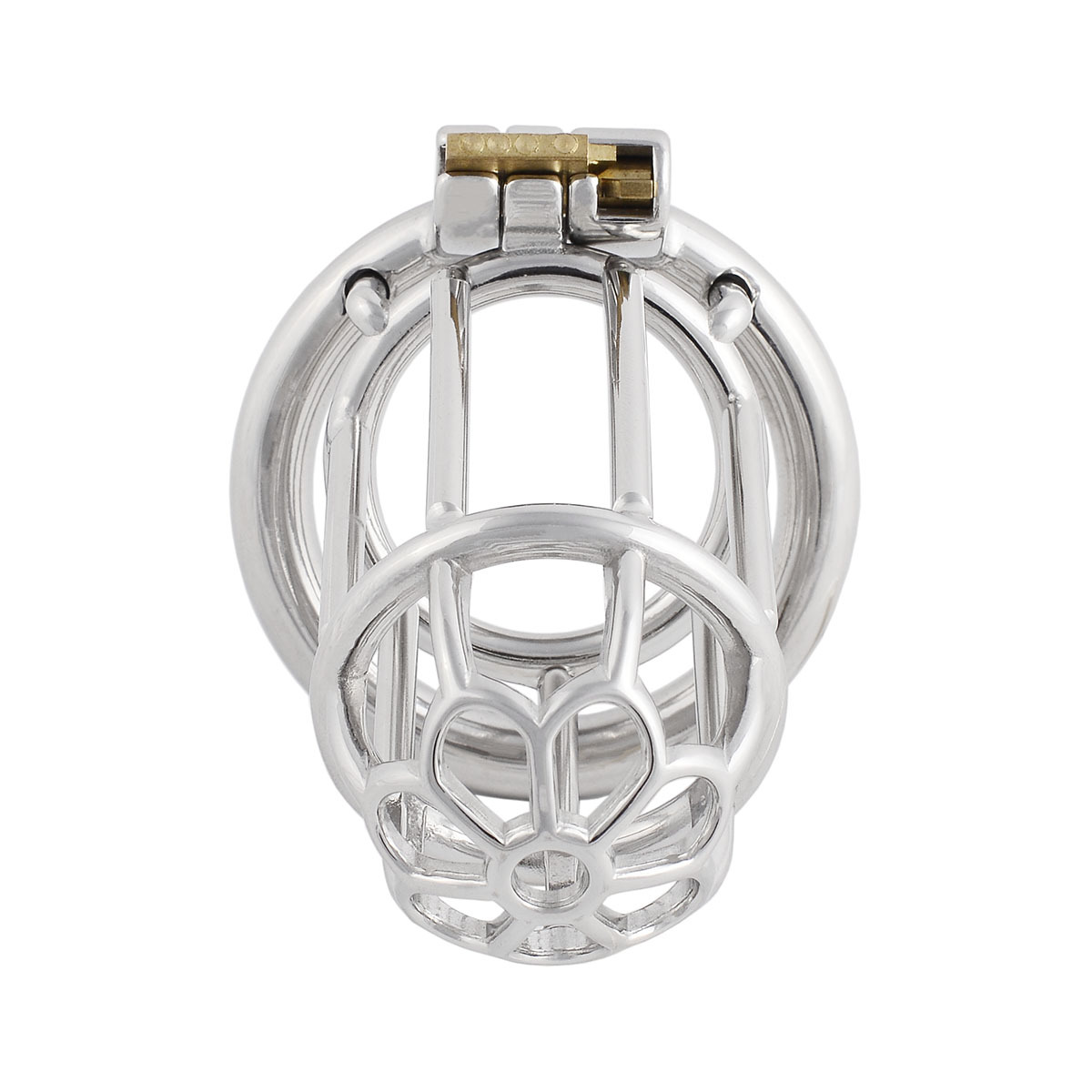 Men's Stainless Steel Male Pennis Lock Cook Penis Ring Cage Male Chastity Device Penis Cage Prevent Erection Toy (only cages do not include rings and locks)