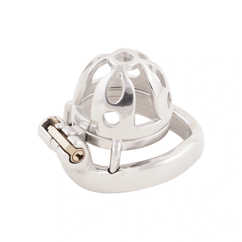 Small Male Chastity Cage Device Stainless Steel Ergonomic Design Male Locked SM Penis Exercise Sex Toys (only cages do not include rings and locks)