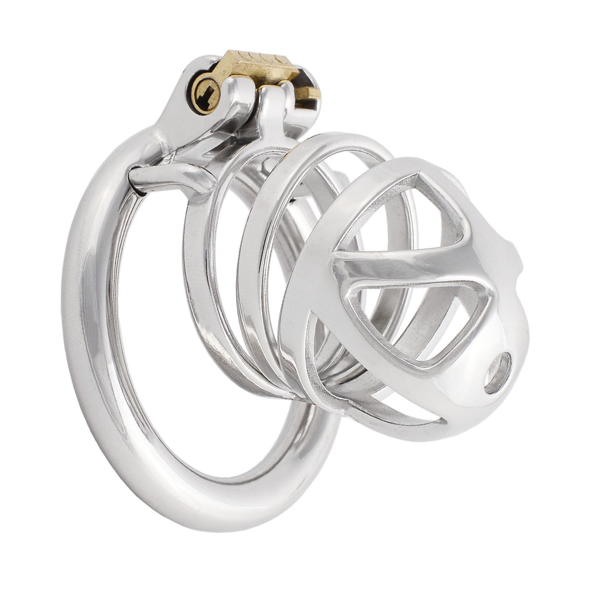 Chasity Cage for Men Metal Chastity Device Male Abstinence Chastity Lock Cock Cage Men's Abstinence Virginity Lock (only cages do not include rings and locks)