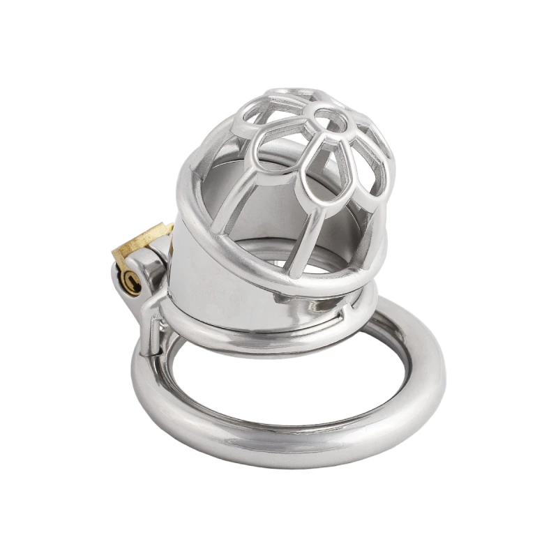 Men's Chastities Devices Stainless Steel Breathable Male Abstinence Chastity Lock Cock Cage (only cages do not include rings and locks)