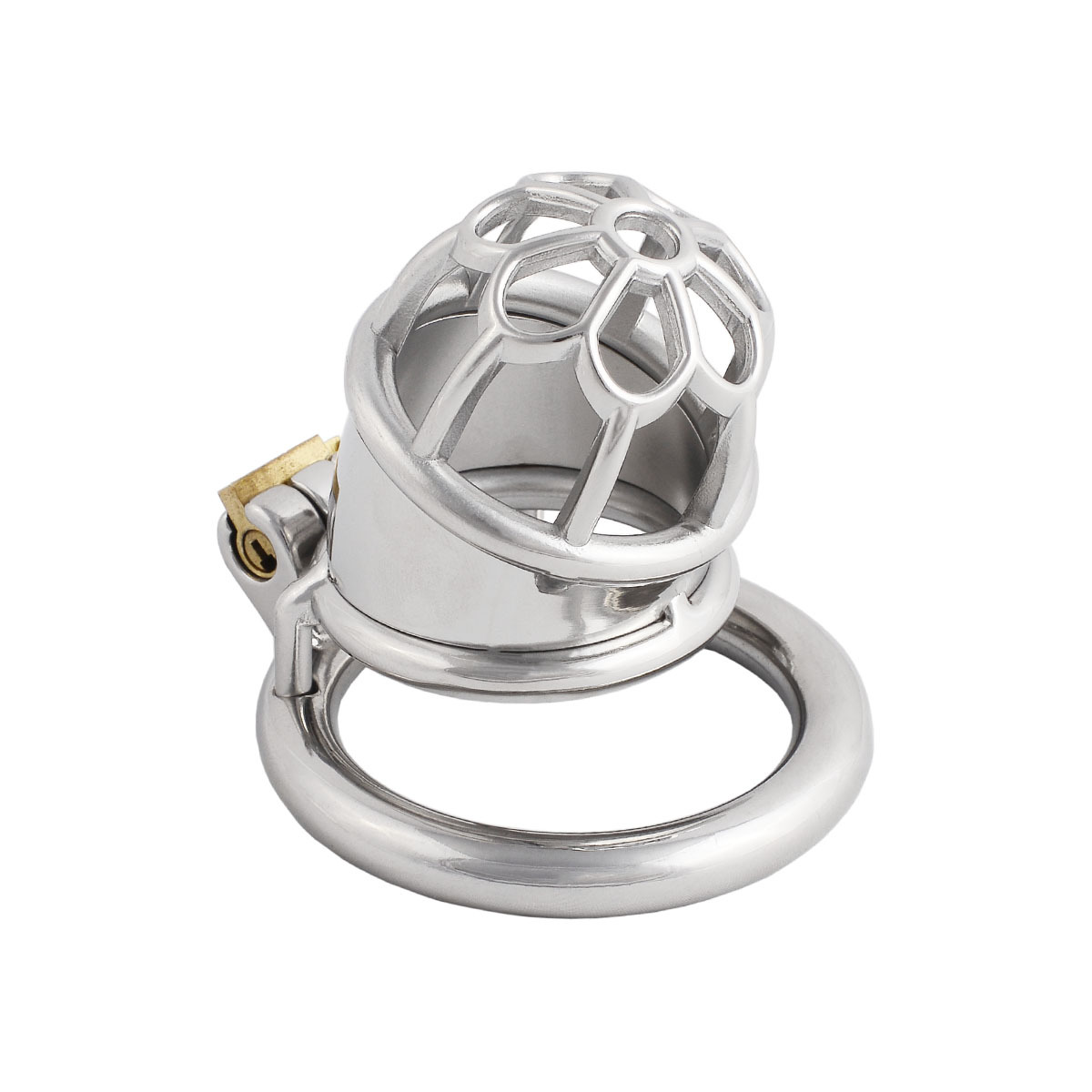 Men's Chastities Devices Stainless Steel Breathable Male Abstinence Chastity Lock Cock Cage (only cages do not include rings and locks)