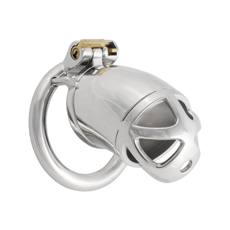 Men's Chastity Device Stainless Steel Male Chastities Cage Adult Game Sex Toy (only cages do not include rings and locks)