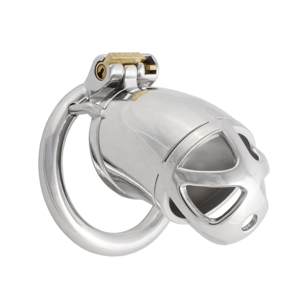 Men's Chastity Device Stainless Steel Male Chastities Cage Adult Game Sex Toy (only cages do not include rings and locks)