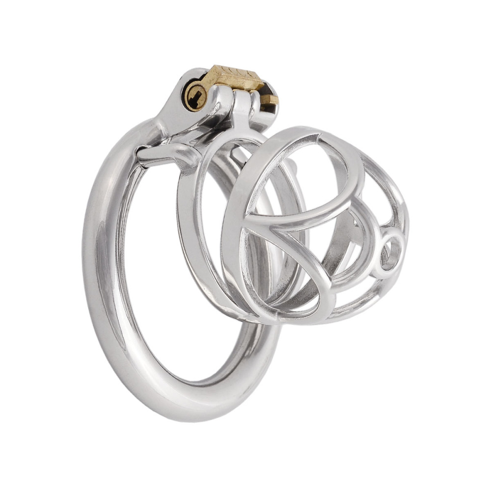 Male's Stainless Steel Chastity Device cage Trainer Kit for Men Chasity Guard (only cages do not include rings and locks)