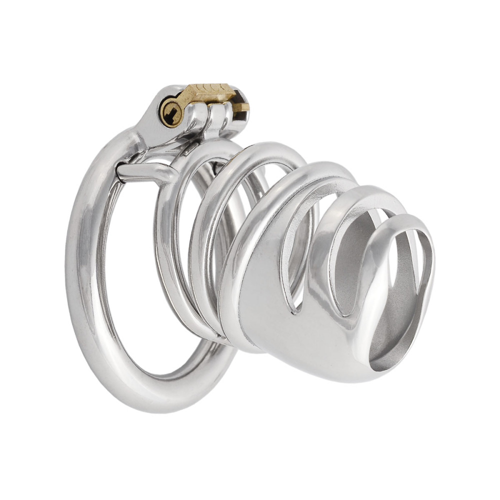 Male's Chastity Devices Cage Stainless Steel Trainer Kit for Men Chasity Cage (only cages do not include rings and locks)