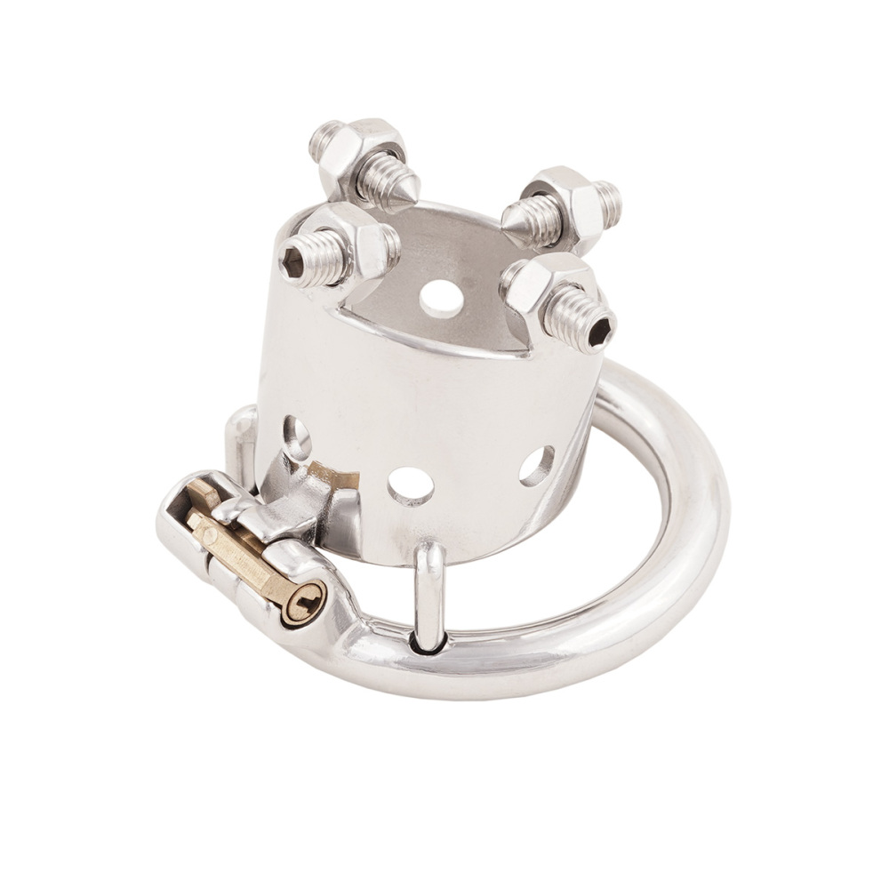 Male Spiked Chastity Device 304 Stainless Steel Cage Ergonomic Design for Men SM Penis Exercise Sex Toys (only cages do not include rings and locks)