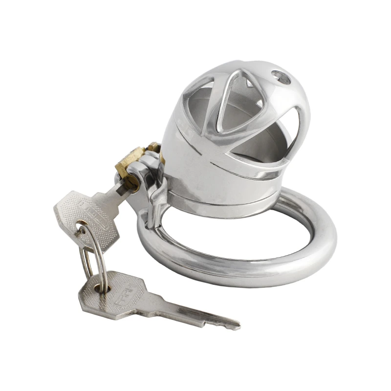 Men's Stainless Steel Male Pennis Lock Cock Penis Ring Cage Male Chastity Cage for Men Clothing (only cages do not include rings and locks)