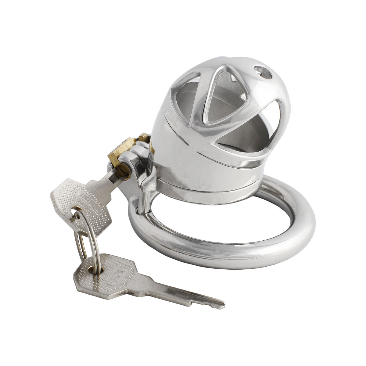 Men's Stainless Steel Male Pennis Lock Cock Penis Ring Cage Male Chastity Cage for Men Clothing (only cages do not include rings and locks)