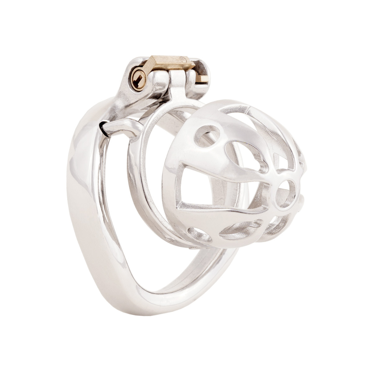 Male Cock Cage Adult Game Sex Toy Ergonomic Design Stainless Steel Stealth Lock (only cages do not include rings and locks)